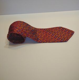 Duchamp London Multicolor Patterned Men's Silk Tie